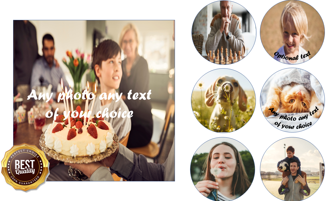 Your Own Edible Photo Cake Topper Any Personalised Image Photo