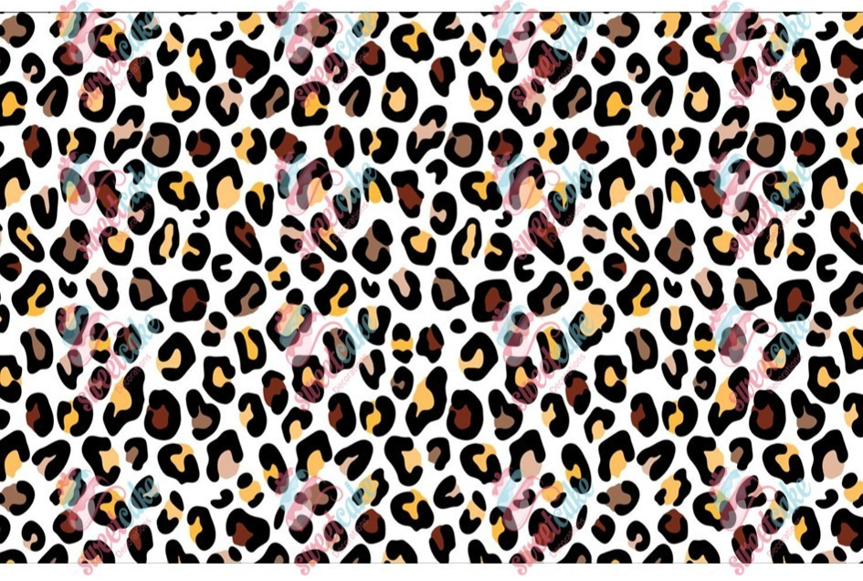 Multi-Colour Leopard Print Pattern Edible Cake Wrap – A4 Icing Sheet