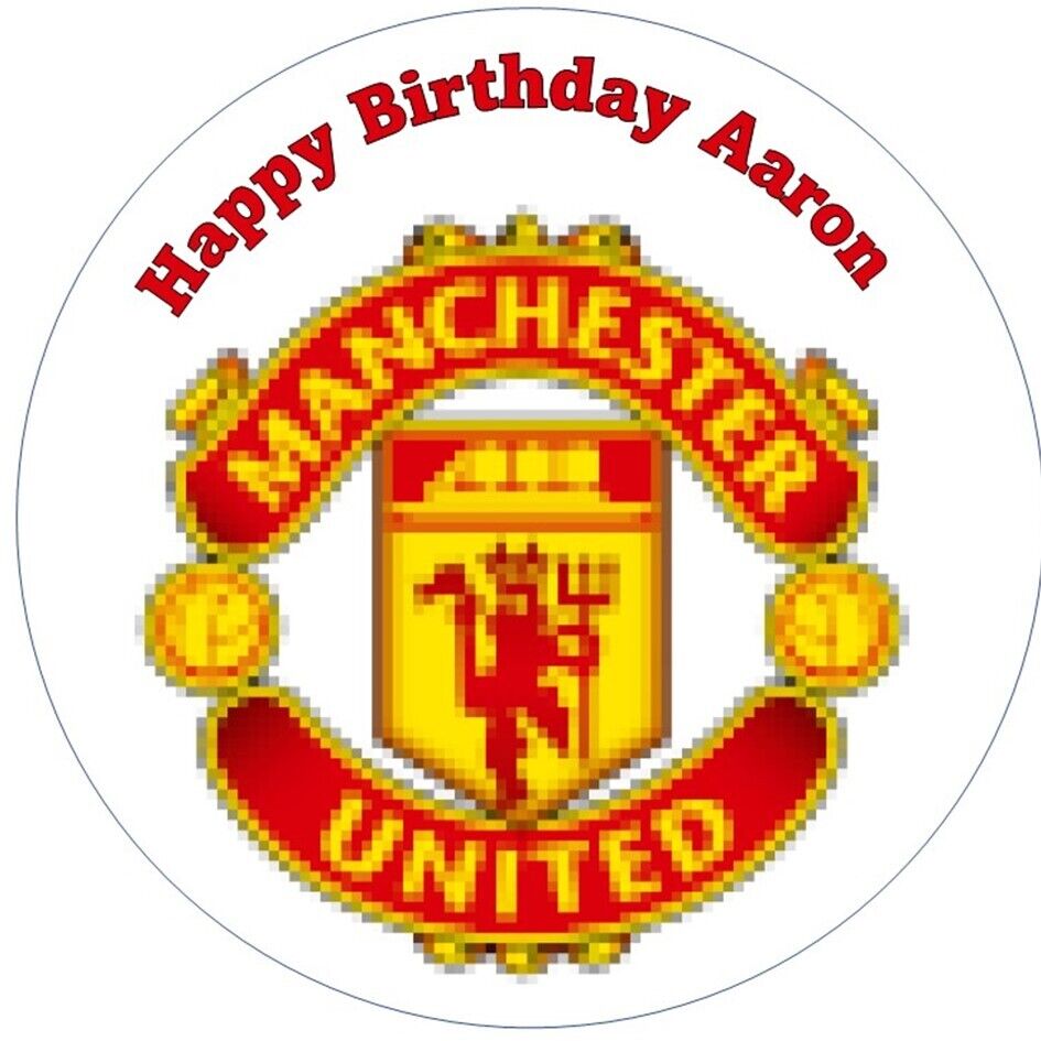 ANY Football Logo Badge Personalised Edible Cake Topper