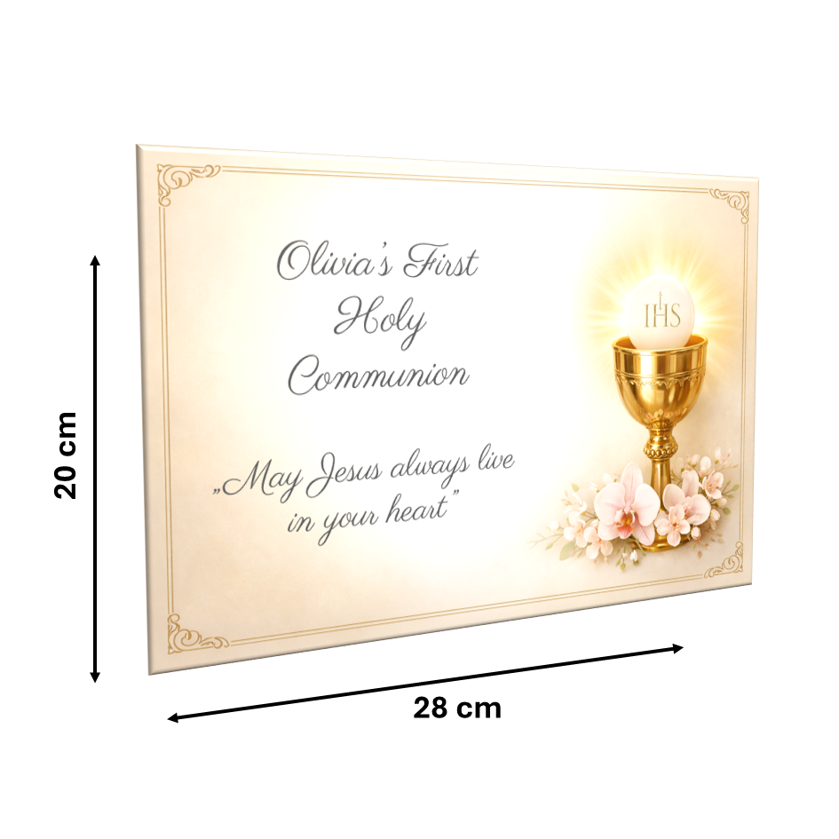 Pierwsza Komunia Święta Opłatki na tort komunijny - Edible Cake Topper