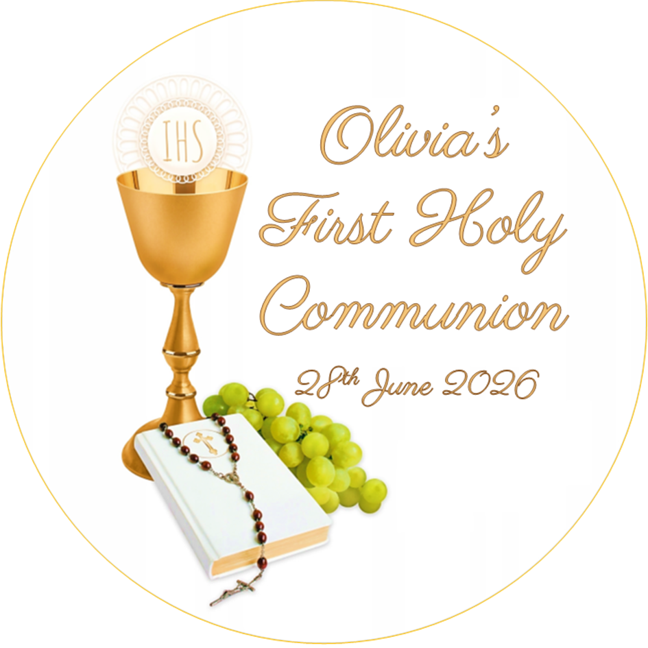 First Holy Communion Edible Cake Topper – Perfect for Celebrating This Special Sacrament