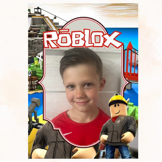 Roblox Custom Edible Cake Topper – Your Photo – A4 or Costco Size