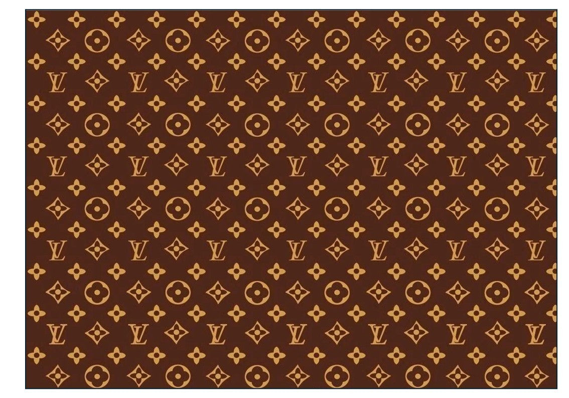 LV Style Edible Cake Wrap – A4 Icing Sheet (4 Designs Available)