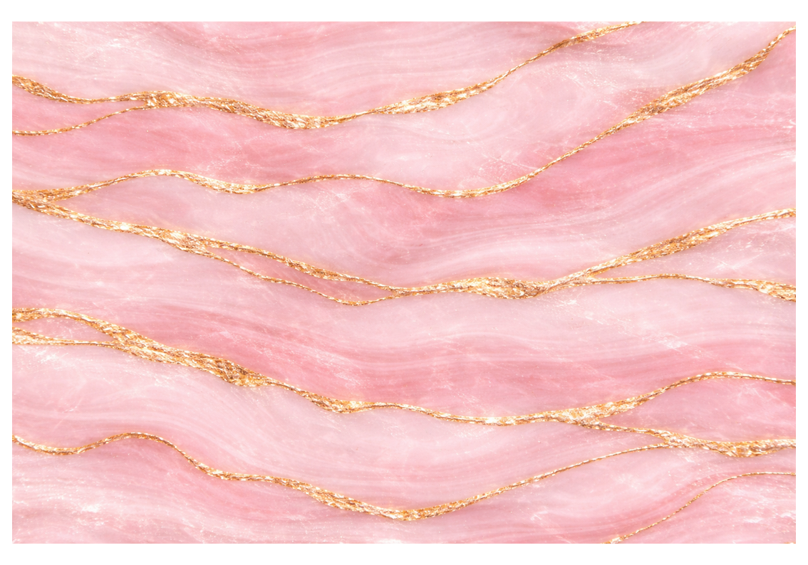 Pink Marble Gold Effect Cake Wrap – A4 Edible Icing Sheet
