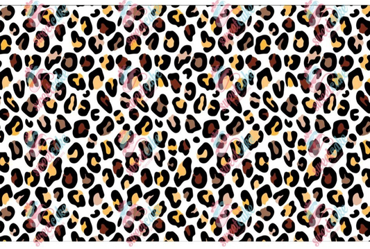 Multi-Colour Leopard Print Pattern Edible Cake Wrap – A4 Icing Sheet