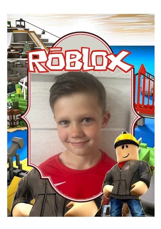 Roblox Custom Edible Cake Topper – Your Photo | A4 or Costco Size