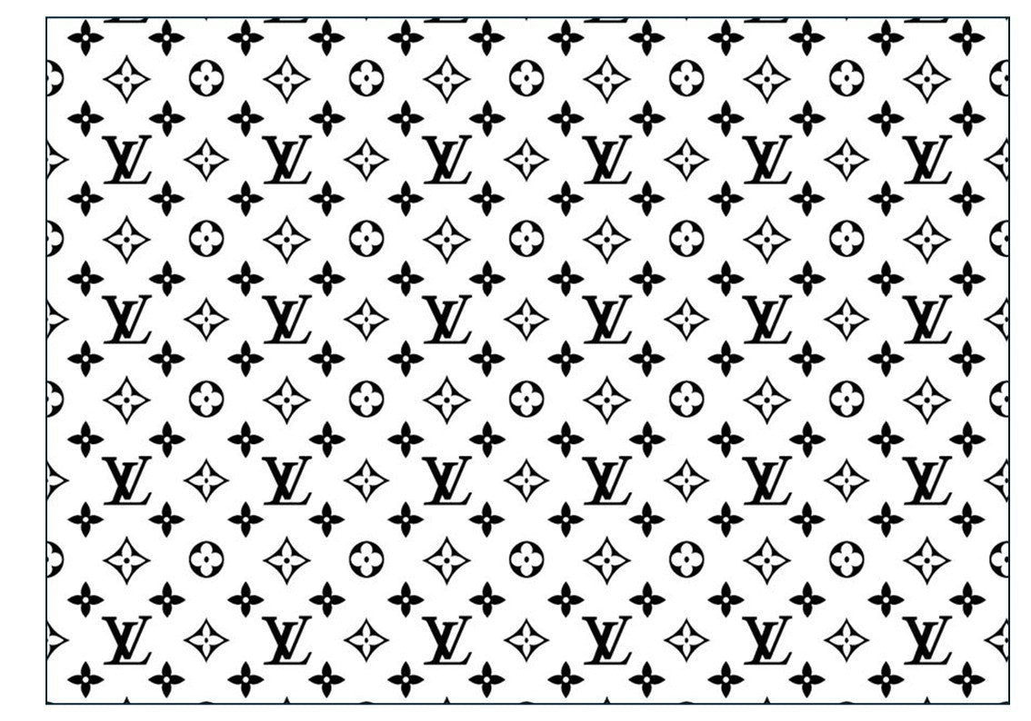LV Style Edible Cake Wrap – A4 Icing Sheet (4 Designs Available)
