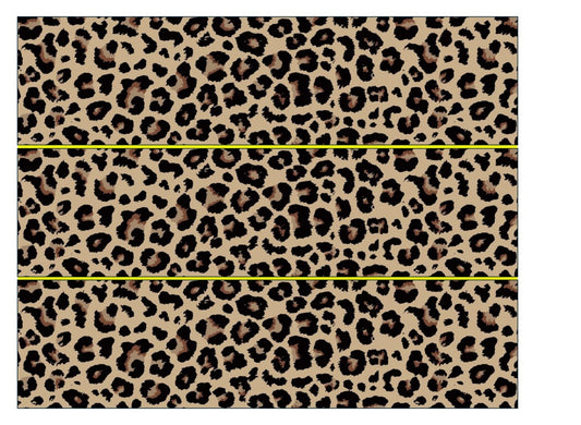 Classic Leopard Print Pattern Edible Cake Wrap – A3 Size Icing Sheet
