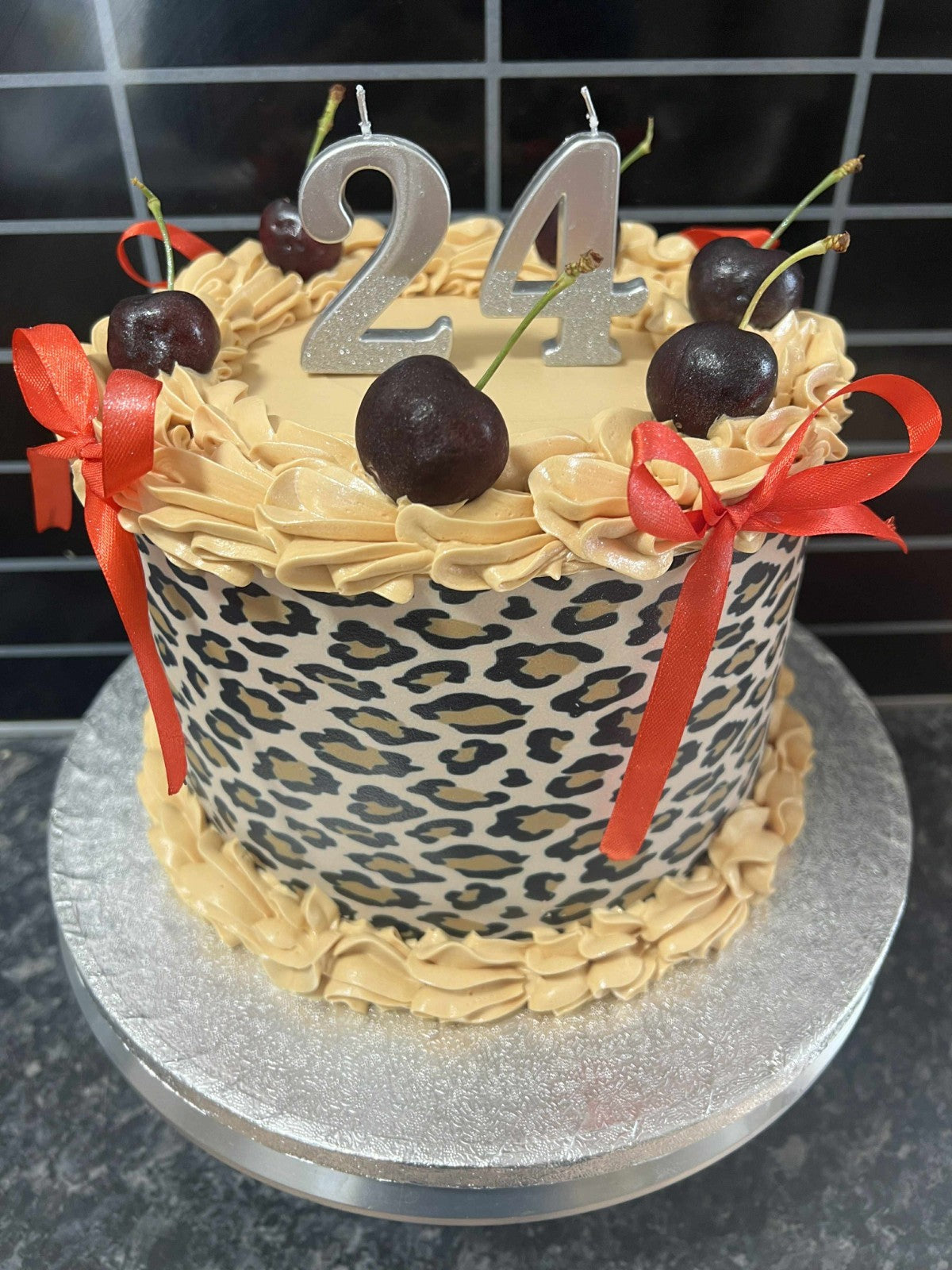 Leopard Print Pattern Edible Cake Wrap – A4 Icing Sheet