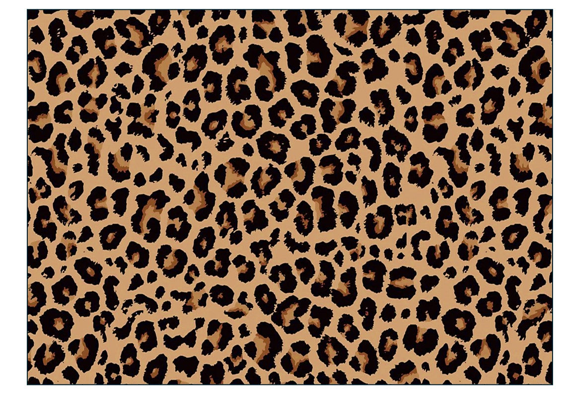 Classic Leopard Print Pattern Edible Cake Wrap – A4 Icing Sheet